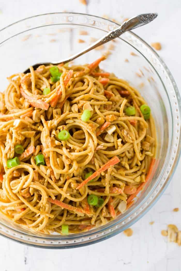 Cold Noodles in Peanut Sauce
